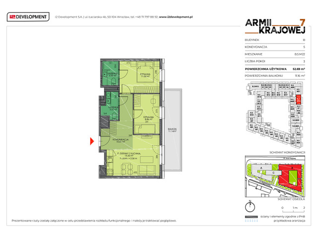 Mieszkanie w inwestycji Armii Krajowej 7, symbol B.5.M22 » nportal.pl