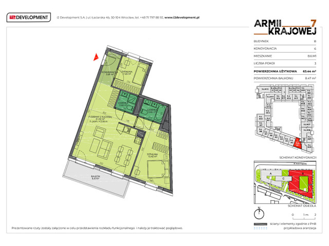 Mieszkanie w inwestycji Armii Krajowej 7, symbol B.6.M1 » nportal.pl