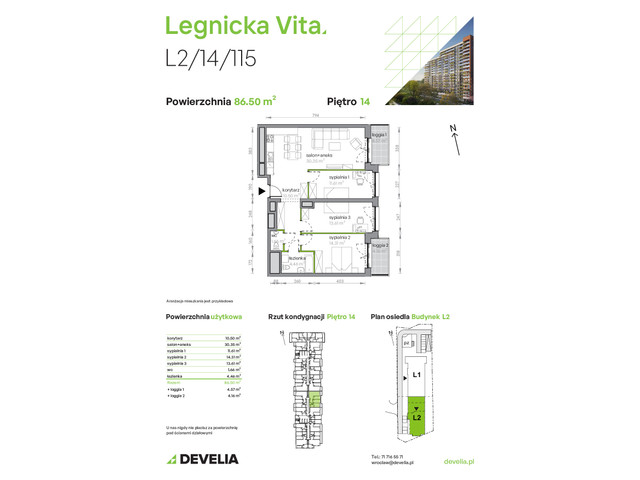 Mieszkanie w inwestycji Legnicka Vita, symbol L2/14/115 » nportal.pl