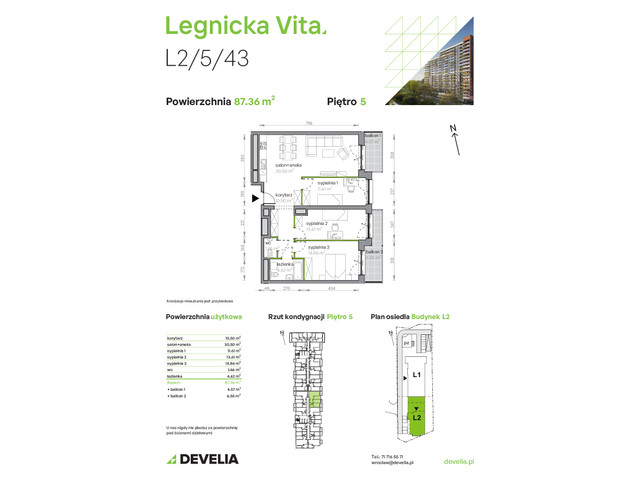 Mieszkanie w inwestycji Legnicka Vita, symbol L2/5/43 » nportal.pl