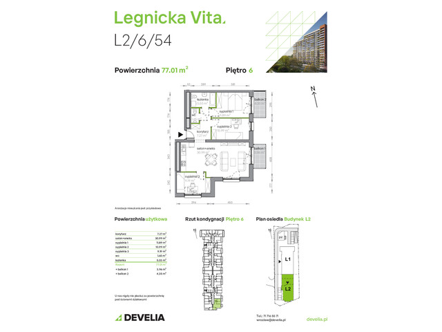 Mieszkanie w inwestycji Legnicka Vita, symbol L2/6/54 » nportal.pl