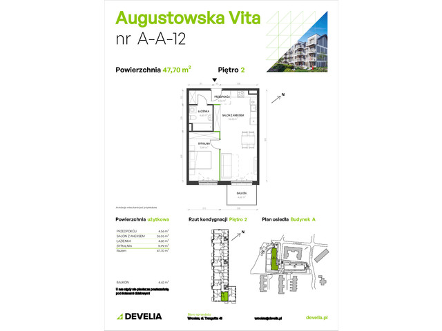 Mieszkanie w inwestycji Augustowska Vita, symbol A/A/12 » nportal.pl