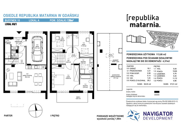 Mieszkanie w inwestycji REPUBLIKA MATARNIA, symbol M.10A » nportal.pl