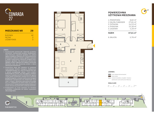 Mieszkanie w inwestycji Conrada 27, symbol C27-LM-A2-29 » nportal.pl