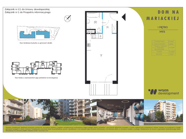 Mieszkanie w inwestycji DOM NA MARIACKIEJ, symbol M93 » nportal.pl