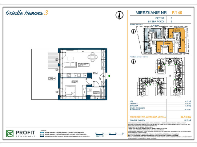 Mieszkanie w inwestycji Osiedle Hemara, symbol 140 » nportal.pl