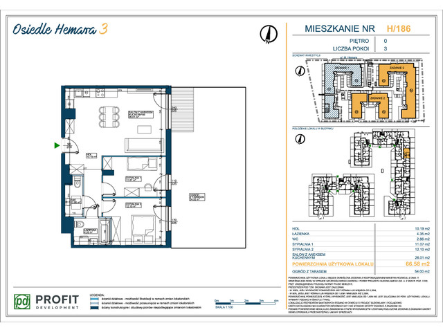 Mieszkanie w inwestycji Osiedle Hemara, symbol 186 » nportal.pl