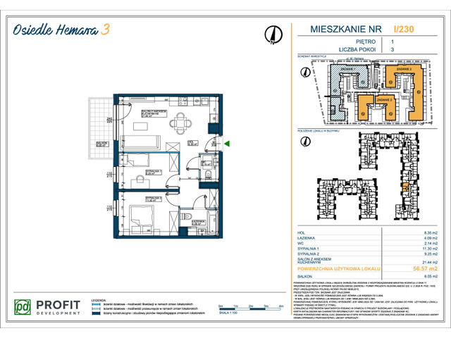 Mieszkanie w inwestycji Osiedle Hemara, symbol 230 » nportal.pl