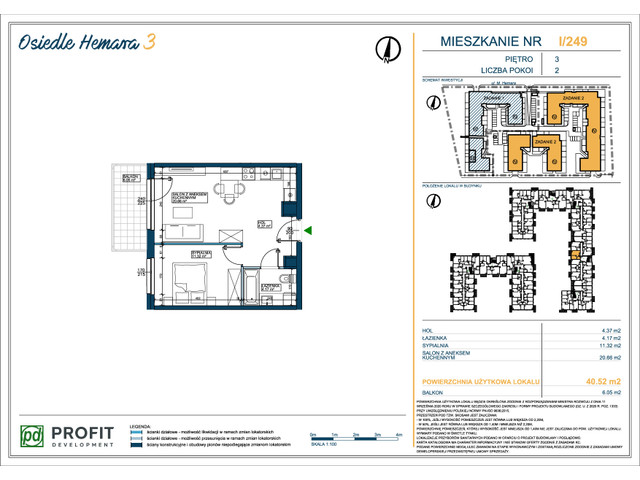 Mieszkanie w inwestycji Osiedle Hemara, symbol 249 » nportal.pl