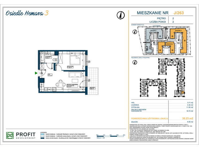 Mieszkanie w inwestycji Osiedle Hemara, symbol 263 » nportal.pl