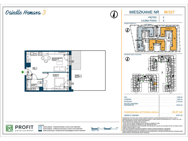 Mieszkanie w inwestycji Osiedle Hemara, symbol 327 » nportal.pl