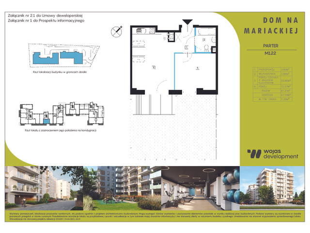 Mieszkanie w inwestycji DOM NA MARIACKIEJ, symbol M122 » nportal.pl