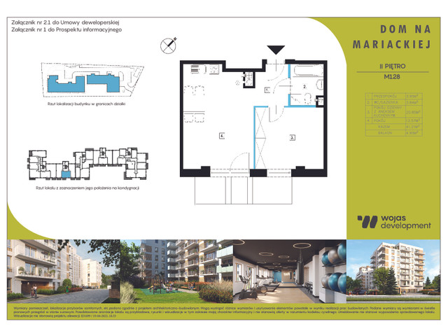 Mieszkanie w inwestycji DOM NA MARIACKIEJ, symbol M128 » nportal.pl