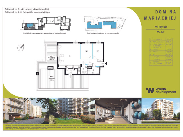 Mieszkanie w inwestycji DOM NA MARIACKIEJ, symbol M143 » nportal.pl