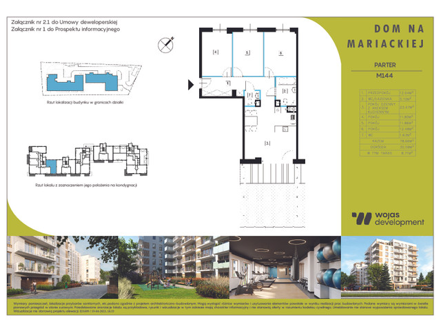 Mieszkanie w inwestycji DOM NA MARIACKIEJ, symbol M144 » nportal.pl