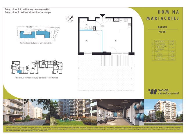 Mieszkanie w inwestycji DOM NA MARIACKIEJ, symbol M145 » nportal.pl