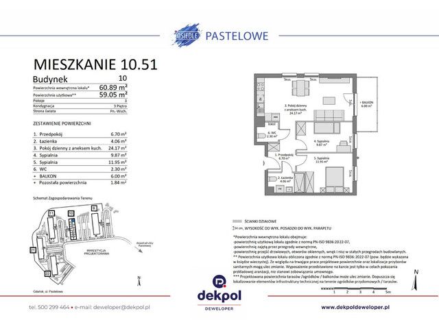 Mieszkanie w inwestycji Osiedle Pastelowe etap III, symbol 10.51 » nportal.pl