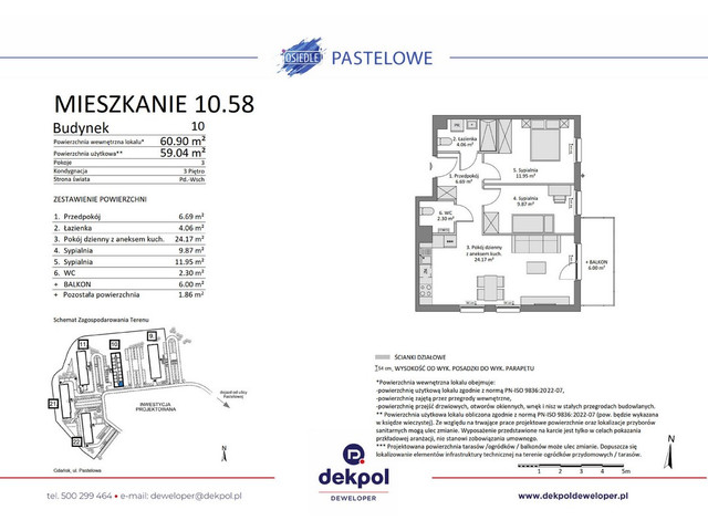 Mieszkanie w inwestycji Osiedle Pastelowe etap III, symbol 10.58 » nportal.pl