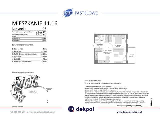 Mieszkanie w inwestycji Osiedle Pastelowe etap III, symbol 11.16 » nportal.pl