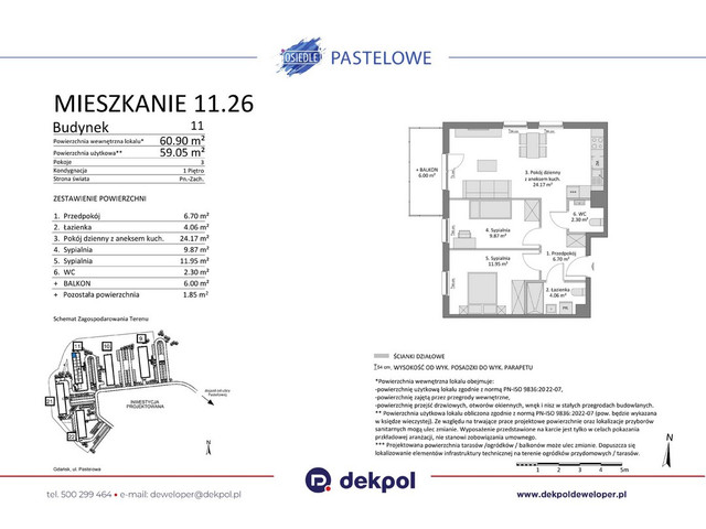 Mieszkanie w inwestycji Osiedle Pastelowe etap III, symbol 11.26 » nportal.pl