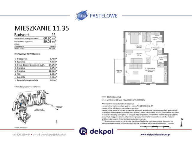 Mieszkanie w inwestycji Osiedle Pastelowe etap III, symbol 11.35 » nportal.pl