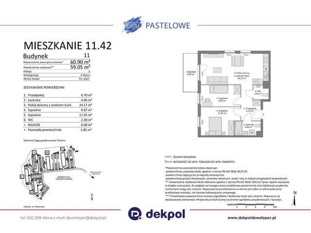 Mieszkanie w inwestycji Osiedle Pastelowe etap III, symbol 11.42 » nportal.pl