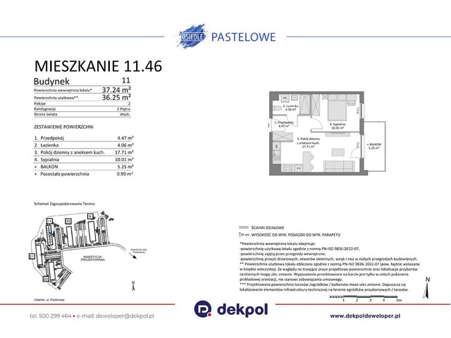 Mieszkanie w inwestycji Osiedle Pastelowe etap III, symbol 11.46 » nportal.pl