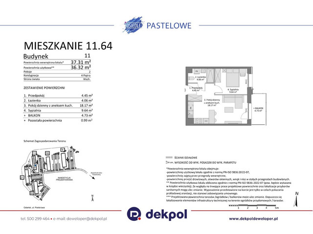 Mieszkanie w inwestycji Osiedle Pastelowe etap III, symbol 11.64 » nportal.pl