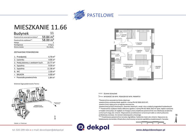 Mieszkanie w inwestycji Osiedle Pastelowe etap III, symbol 11.66 » nportal.pl