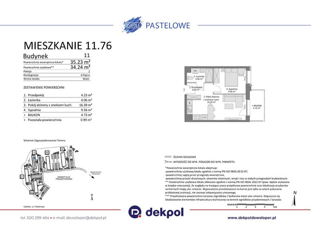 Mieszkanie w inwestycji Osiedle Pastelowe etap III, symbol 11.76 » nportal.pl