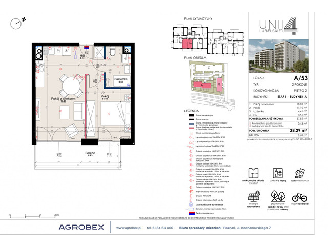 Mieszkanie w inwestycji Unii Lubelskiej 4, symbol A/53 » nportal.pl
