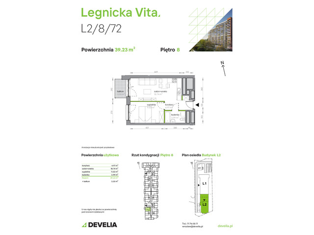 Mieszkanie w inwestycji Legnicka Vita, symbol L2/8/72 » nportal.pl