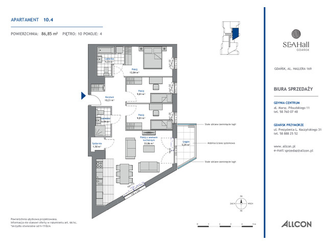 Mieszkanie w inwestycji SEAHall, symbol 10.4 » nportal.pl