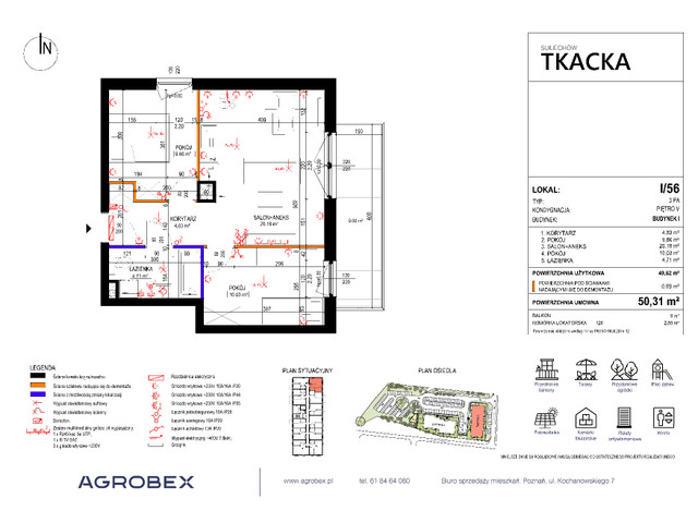 Mieszkanie w inwestycji Osiedle Tkacka, symbol 1/56 » nportal.pl