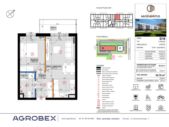 Mieszkanie w inwestycji Osiedle Moderno, symbol D/19 » nportal.pl