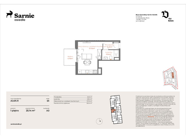 Mieszkanie w inwestycji Sarnie Osiedle, symbol SO-A3.LM-01.11 » nportal.pl