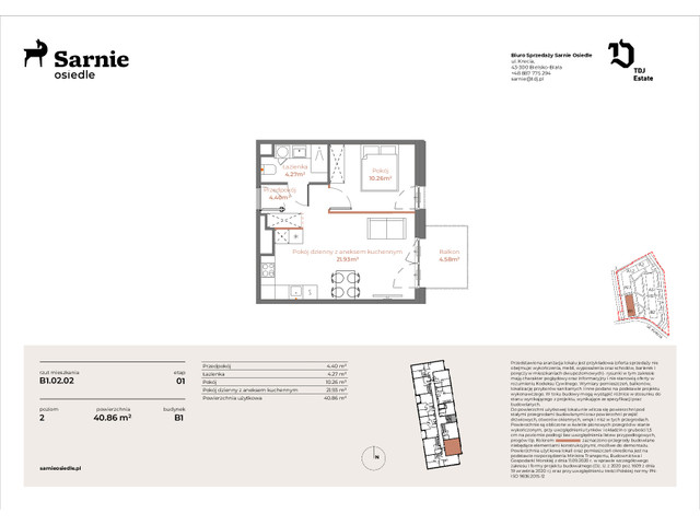 Mieszkanie w inwestycji Sarnie Osiedle, symbol SO-B1.LM-02.02 » nportal.pl