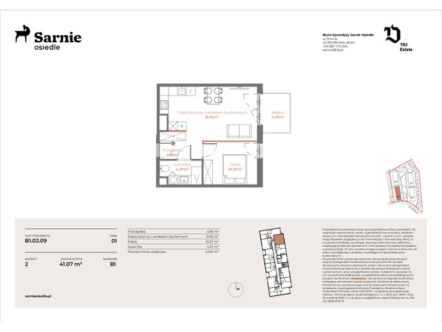 Mieszkanie w inwestycji Sarnie Osiedle, symbol SO-B1.LM-02.09 » nportal.pl