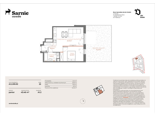 Mieszkanie w inwestycji Sarnie Osiedle, symbol SO-A1.2.LM-00.02 » nportal.pl