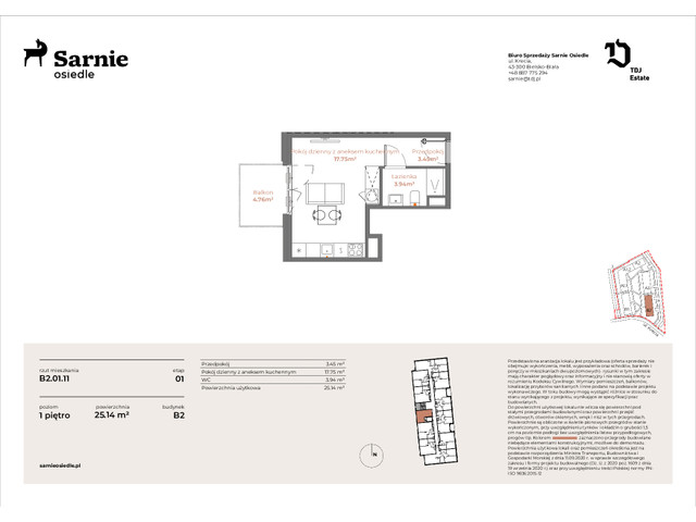 Mieszkanie w inwestycji Sarnie Osiedle, symbol SO-B2.LM-01.11 » nportal.pl