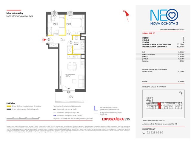 Mieszkanie w inwestycji NEO NOVA OCHOTA, symbol 2M.35 » nportal.pl