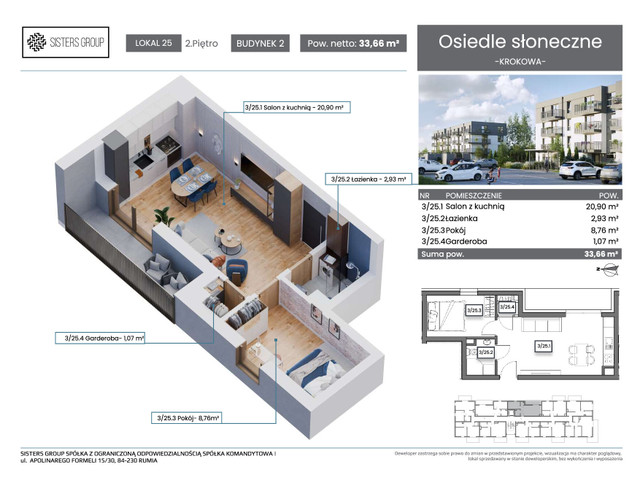 Mieszkanie w inwestycji Osiedle Słoneczne, symbol B2.25 » nportal.pl