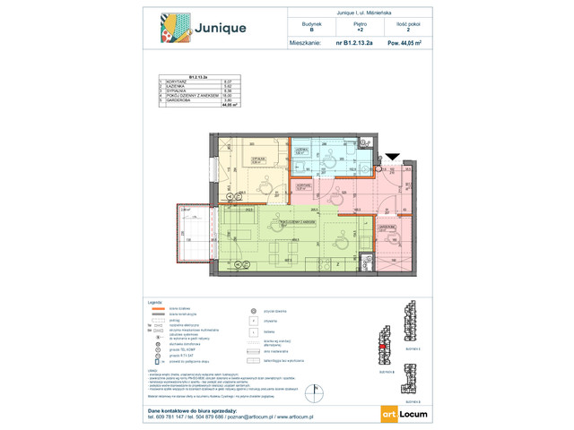 Mieszkanie w inwestycji JUNIQUE I.II, symbol B1.2.13.2a » nportal.pl