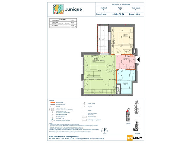 Mieszkanie w inwestycji JUNIQUE I.II, symbol B1.4.30.2k » nportal.pl