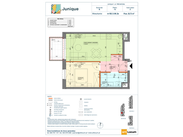 Mieszkanie w inwestycji JUNIQUE I.II, symbol B2.3.56.2a » nportal.pl