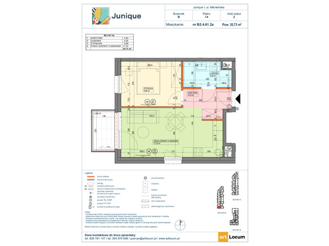 Mieszkanie w inwestycji JUNIQUE I.II, symbol B2.4.61.2a » nportal.pl