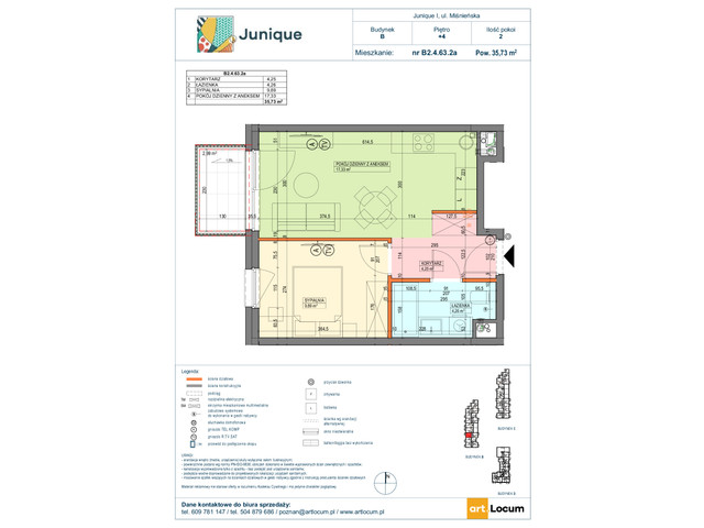 Mieszkanie w inwestycji JUNIQUE I.II, symbol B2.4.63.2a » nportal.pl