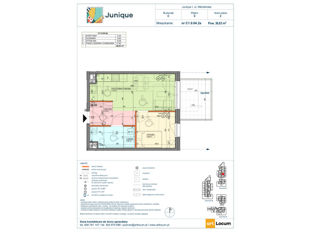 Mieszkanie w inwestycji JUNIQUE I.II, symbol C1.0.04.2a » nportal.pl