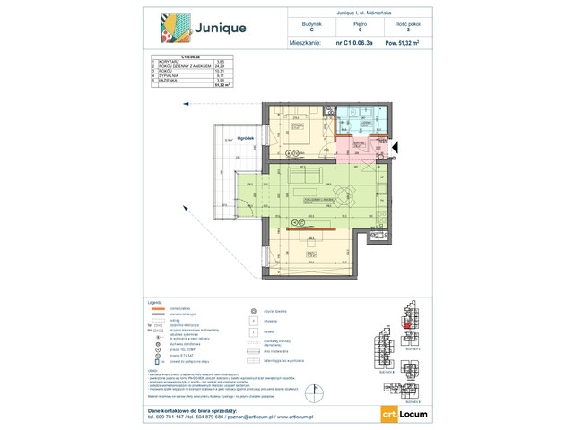 Mieszkanie w inwestycji JUNIQUE I.II, symbol C1.0.06.3a » nportal.pl