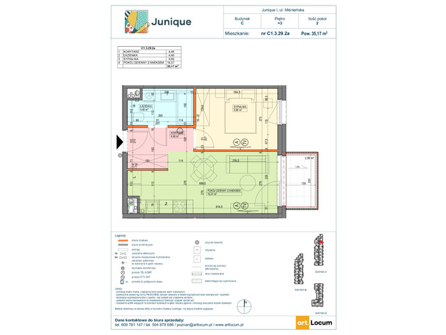 Mieszkanie w inwestycji JUNIQUE I.II, symbol C1.3.29.2a » nportal.pl